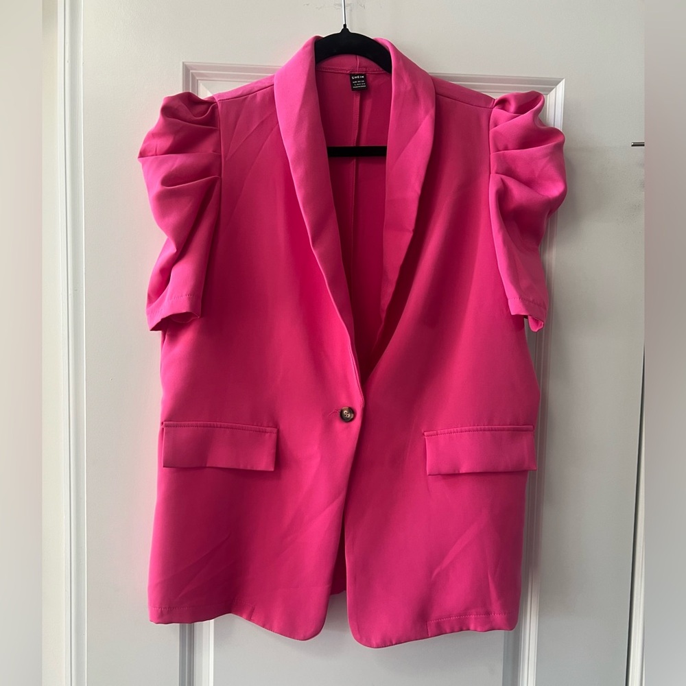 Pink SHEIN Women's Blazer